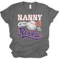 Nanny Rookie Of Year 1st Birthday Baseball Theme Matching Unisex Jersey T-Shirt Nanny Rookie Of Year 1st Birthday Baseball Theme Matching Unisex Jersey T-Shirt