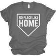 No Place Like Home Baseball Home Plate Unisex Jersey T-Shirt No Place Like Home Baseball Home Plate Unisex Jersey T-Shirt