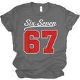 Number 67 Numbered Six Seven Baseball Jersey Style Team 67 Unisex Jersey T-Shirt Number 67 Numbered Six Seven Baseball Jersey Style Team 67 Unisex Jersey T-Shirt
