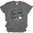 Outfield On Lockdown Baseball Defense Sports Unisex Jersey T-Shirt Outfield On Lockdown Baseball Defense Sports Unisex Jersey T-Shirt