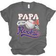 Papa Rookie Of Year 1st Birthday Baseball Theme Matching Unisex Jersey T-Shirt Papa Rookie Of Year 1st Birthday Baseball Theme Matching Unisex Jersey T-Shirt