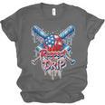 Respect The Drip Baseball American Flag Ice Cream Drip Youth Unisex Jersey T-Shirt Respect The Drip Baseball American Flag Ice Cream Drip Youth Unisex Jersey T-Shirt