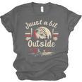 Retro Quote Just a Bit Outside Baseball Vintage Unisex Jersey T-Shirt Retro Quote Just a Bit Outside Baseball Vintage Unisex Jersey T-Shirt