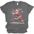 Santa Playing Baseball Christmas Candy Cane Fun Xmas Holiday Unisex Jersey T-Shirt Santa Playing Baseball Christmas Candy Cane Fun Xmas Holiday Unisex Jersey T-Shirt