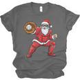 Santa Playing Baseball Baseball Lover Baseballer Xmas Unisex Jersey T-Shirt Santa Playing Baseball Baseball Lover Baseballer Xmas Unisex Jersey T-Shirt