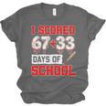 I Scored 6733 100th Days Of School Baseball Six Seven Meme Unisex Jersey T-Shirt I Scored 6733 100th Days Of School Baseball Six Seven Meme Unisex Jersey T-Shirt