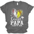 Senior Papa Class Of 2026 Baseball Softball Graduation Heart Unisex Jersey T-Shirt Senior Papa Class Of 2026 Baseball Softball Graduation Heart Unisex Jersey T-Shirt
