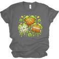 Shamrock Basketball Baseball Drip St Patrick's Day Boys Men Unisex Jersey T-Shirt