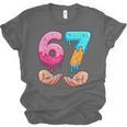 Six Seven 6-7 Baseball Ice Cream Drip 67 Meme Hands Unisex Jersey T-Shirt Six Seven 6-7 Baseball Ice Cream Drip 67 Meme Hands Unisex Jersey T-Shirt