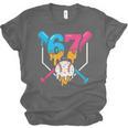 Six Seven Baseball Ice Cream Drip Cool 67 Gen Alpha Slang Unisex Jersey T-Shirt