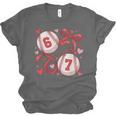 Six Seven Baseball Lover Sports Red Heart Bow Valentine Girl Unisex Jersey T-Shirt