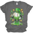 St Patrick Day Baseball Drip Ice Cream Baseball Unisex Jersey T-Shirt