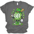 St Patricks Day Shamrock Baseball Drip Icecream Irish Boys Unisex Jersey T-Shirt
