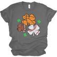 St Patricks Day Shamrock Basketball Baseball Men Boys Kids Unisex Jersey T-Shirt