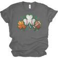 St Patricks Day Shamrock Sports Baseball Basketball Football Unisex Jersey T-Shirt St Patricks Day Shamrock Sports Baseball Basketball Football Unisex Jersey T-Shirt