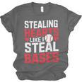 Stealing Hearts Like I Steal Bases Cute Baseball Kids Unisex Jersey T-Shirt Stealing Hearts Like I Steal Bases Cute Baseball Kids Unisex Jersey T-Shirt