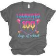 I Survived 100 Days Of School Baseball 100th Day Kids Girls Unisex Jersey T-Shirt I Survived 100 Days Of School Baseball 100th Day Kids Girls Unisex Jersey T-Shirt