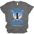 T1D Warrior Baseball Drip Diabetes Awareness Blue Ribbon Unisex Jersey T-Shirt