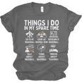 Things I Do In My Spare Time Baseball Lover Unisex Jersey T-Shirt Things I Do In My Spare Time Baseball Lover Unisex Jersey T-Shirt