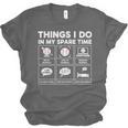 Things I Do Spare Time Baseball Player Men Women Kids Unisex Jersey T-Shirt Things I Do Spare Time Baseball Player Men Women Kids Unisex Jersey T-Shirt