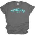 Upside Down Baseball Life Game Day Boys Girls Youth Unisex Jersey T-Shirt