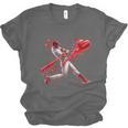 Valentine Baseball Player Drip Unisex Jersey T-Shirt Valentine Baseball Player Drip Unisex Jersey T-Shirt