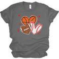 Valentines Baseball Basketball Football Heart Boy Men Unisex Jersey T-Shirt Valentines Baseball Basketball Football Heart Boy Men Unisex Jersey T-Shirt
