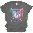 Valentines Baseball Heart Dripping Ice Cream Gen Z Alpha Unisex Jersey T-Shirt Valentines Baseball Heart Dripping Ice Cream Gen Z Alpha Unisex Jersey T-Shirt
