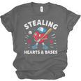 Valentines Day Baseball Stealing Hearts Bases Boys Kids Men Unisex Jersey T-Shirt Valentines Day Baseball Stealing Hearts Bases Boys Kids Men Unisex Jersey T-Shirt