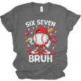 Valentines Day Six Seven Bruh 6 7 Meme Baseball Drip Boys Unisex Jersey T-Shirt