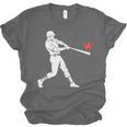 Valentines US Baseball Player Silhouette Heart Unisex Jersey T-Shirt Valentines US Baseball Player Silhouette Heart Unisex Jersey T-Shirt