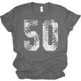 Vintage Baseball Number 50 Jersey Player Uniform Unisex Jersey T-Shirt