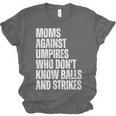Women's Moms Against Umpires Parents Mom Baseball Sarcastic Unisex Jersey T-Shirt Women's Moms Against Umpires Parents Mom Baseball Sarcastic Unisex Jersey T-Shirt