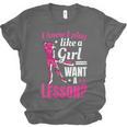 Women's Play Like A Girl Softball Baseball Girls Unisex Jersey T-Shirt