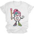 8th Birthday Baseball Ice-Cream Drip 8 Years Old Boys Girls Unisex Jersey T-Shirt