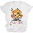 Bananas Baseball Sunset Retro Fruit Sports Boys Kids Men Premium Tri-Blend Unisex Jersey T-Shirt