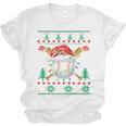 Baseball Christmas Ugly Sweater Santa Sport Men Kids Unisex Jersey T-Shirt
