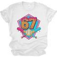 Baseball Drip Jersey Number 67 For Players & 67th Birthday Premium Tri-Blend Unisex Jersey T-Shirt Baseball Drip Jersey Number 67 For Players & 67th Birthday Premium Tri-Blend Unisex Jersey T-Shirt