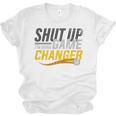 Baseball Fan Shut Up I'm Doing Game Changer Premium Tri-Blend Unisex Jersey T-Shirt