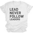 Baseball Lead Never Follow Leaders Team Captain Leadership Premium Tri-Blend Unisex Jersey T-Shirt