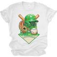 Baseball Life Style Ice Cream Drip Green Premium Tri-Blend Unisex Jersey T-Shirt