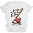 Baseball Valentine Forever On Deck For You Tee Unisex Jersey T-Shirt