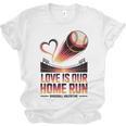Baseball Valentine Forever On Deck For You Unisex Jersey T-Shirt