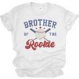 Brother Of Rookie 1st Birthday Baseball Boy Family Matching Unisex Jersey T-Shirt Brother Of Rookie 1st Birthday Baseball Boy Family Matching Unisex Jersey T-Shirt