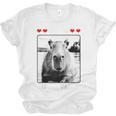 Capybara Love Valentines Day Cute Animal Hearts Raglan Baseball Tee Unisex Jersey T-Shirt Capybara Love Valentines Day Cute Animal Hearts Raglan Baseball Tee Unisex Jersey T-Shirt