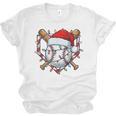 Christmas Baseball Santa Hat For Baseball Players Fans Unisex Jersey T-Shirt Christmas Baseball Santa Hat For Baseball Players Fans Unisex Jersey T-Shirt