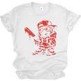 Drippy Baseball Mascot Valentine Heart Glasses Cartoon Unisex Jersey T-Shirt Drippy Baseball Mascot Valentine Heart Glasses Cartoon Unisex Jersey T-Shirt