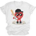 Heart Playing Baseball Valentine Baseball Unisex Jersey T-Shirt Heart Playing Baseball Valentine Baseball Unisex Jersey T-Shirt