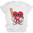 Heart Playing Baseball Valentines Day Unisex Jersey T-Shirt Heart Playing Baseball Valentines Day Unisex Jersey T-Shirt