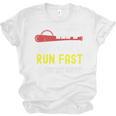 Hit Hard Run Fast Turn Left Baseball Quote Fan Coach Premium Tri-Blend Unisex Jersey T-Shirt Hit Hard Run Fast Turn Left Baseball Quote Fan Coach Premium Tri-Blend Unisex Jersey T-Shirt